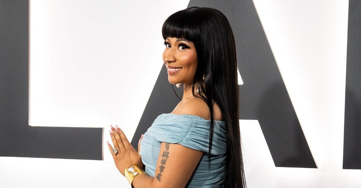 image of Nicki Minaj said she's a 'fan' of Donald Trump. 