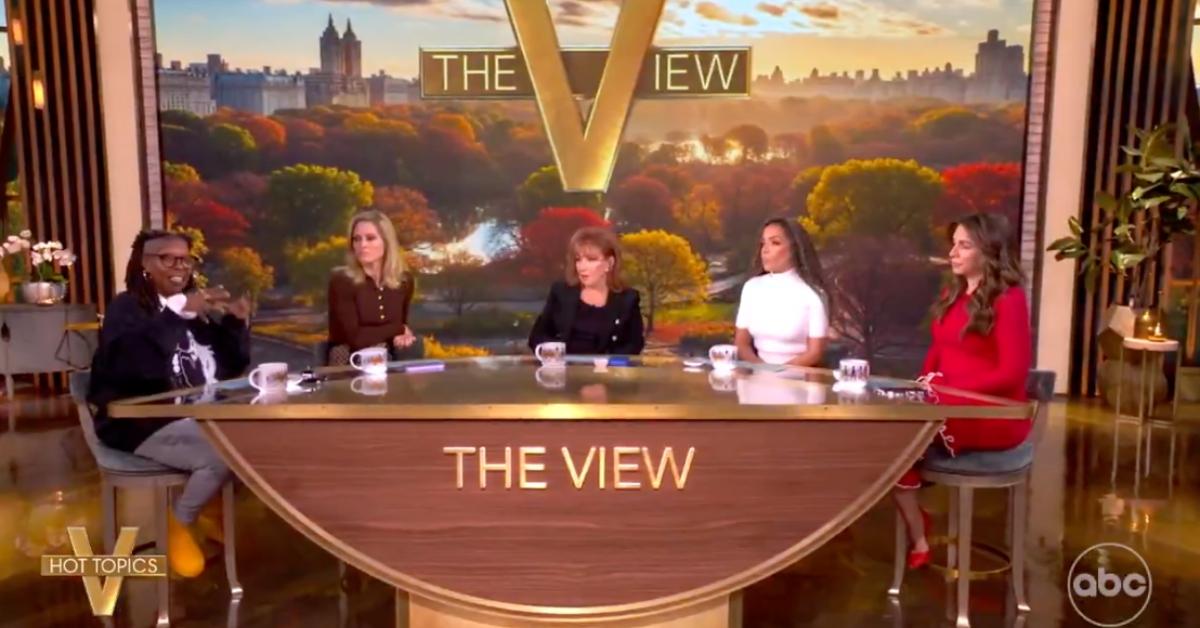 Photo of Alyssa Farah Griffin started laughing at Goldberg's mistake.