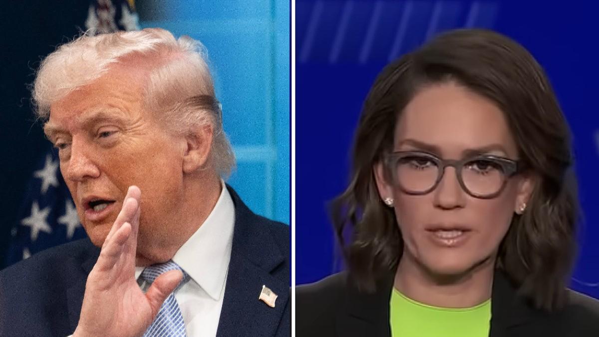 split of Donald Trump & Jessica Tarlov. 