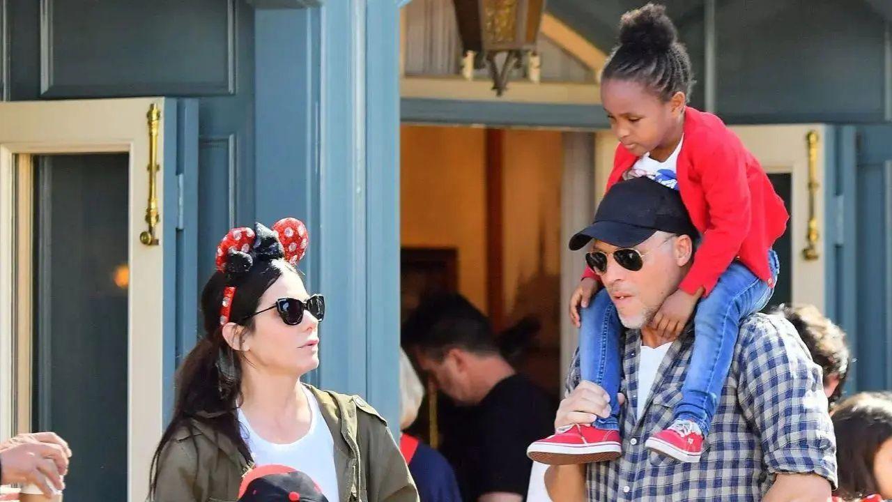 Photo of Sandra Bullock & Laila Bullock & Bryan Randall