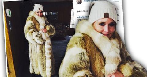 miranda lambert wearing fur