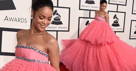 Rihanna 2015 grammy arrivals