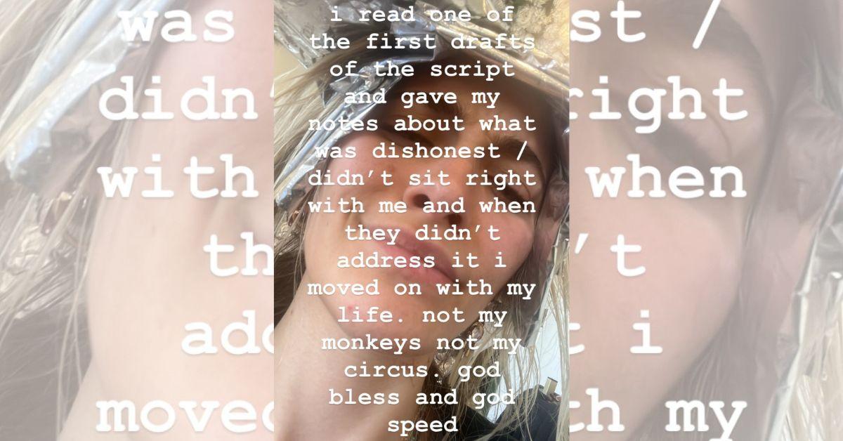 photo of Paris Jackson said she read an early script of the biopic but production did not listen to her feedback