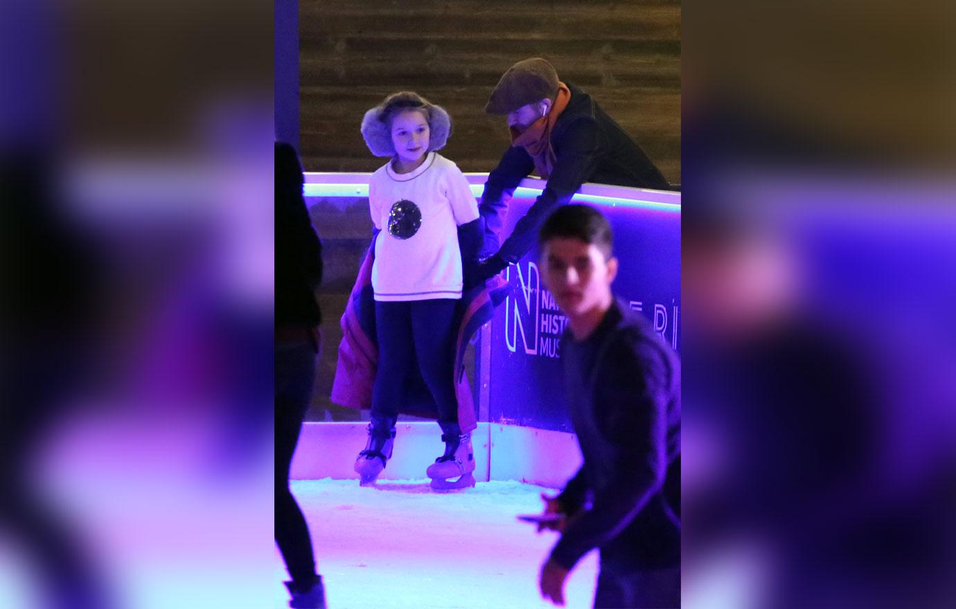 David Beckham At Natural History Museum Ice Rink &#8211;  November 26, 2018