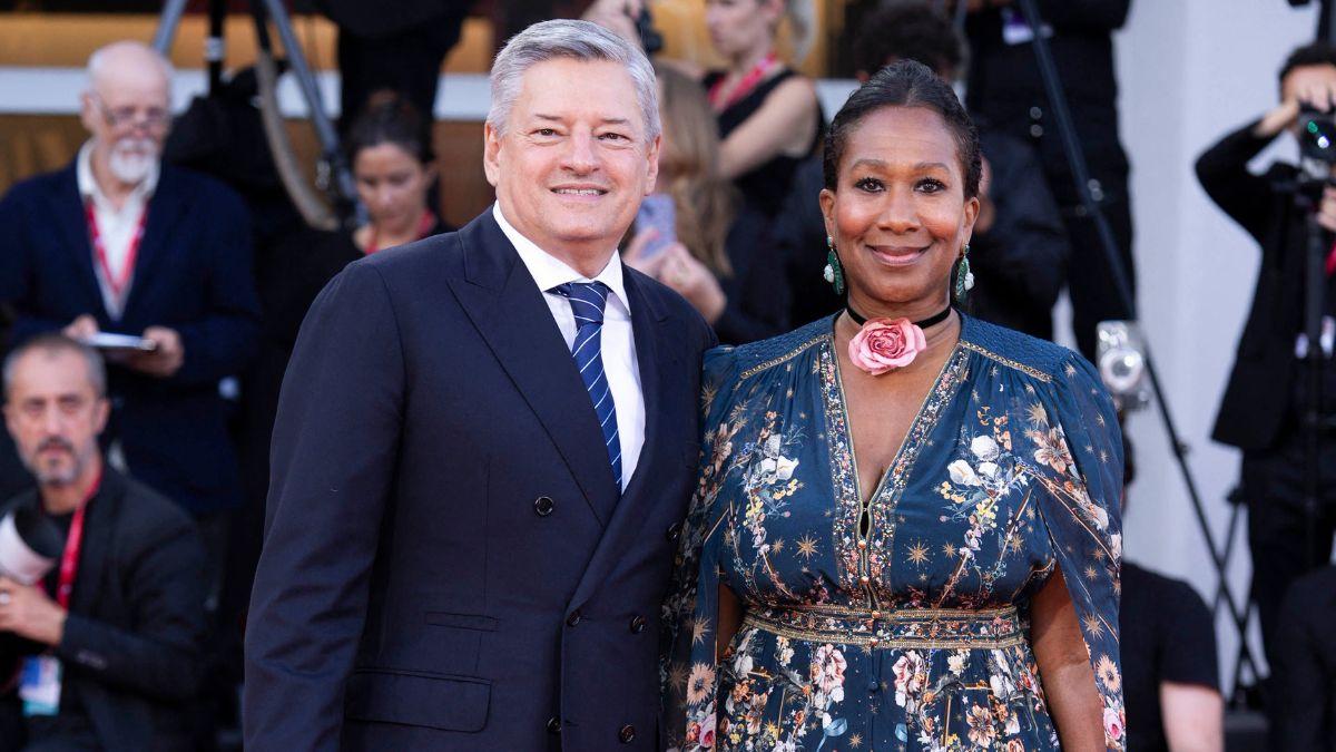 image of ted Sarandos and Nicole avant 