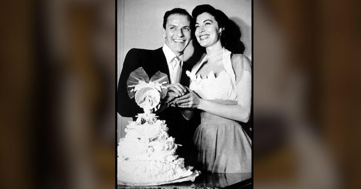 image of Frank Sinatra and Ava Gardner married in 1951 and split in 1957.