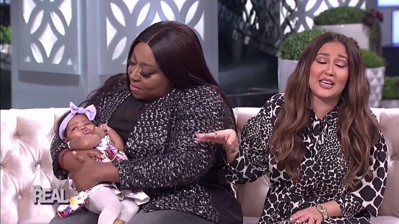 'The Real': Loni Love Shows Off Maternal Instincts With Remy Ma's Baby
