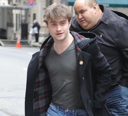 Daniel Radcliffe Heads To Work At 'How To Succeed In Business Without ...