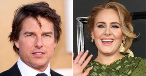 tom cruise celebrates th birthday adele concert