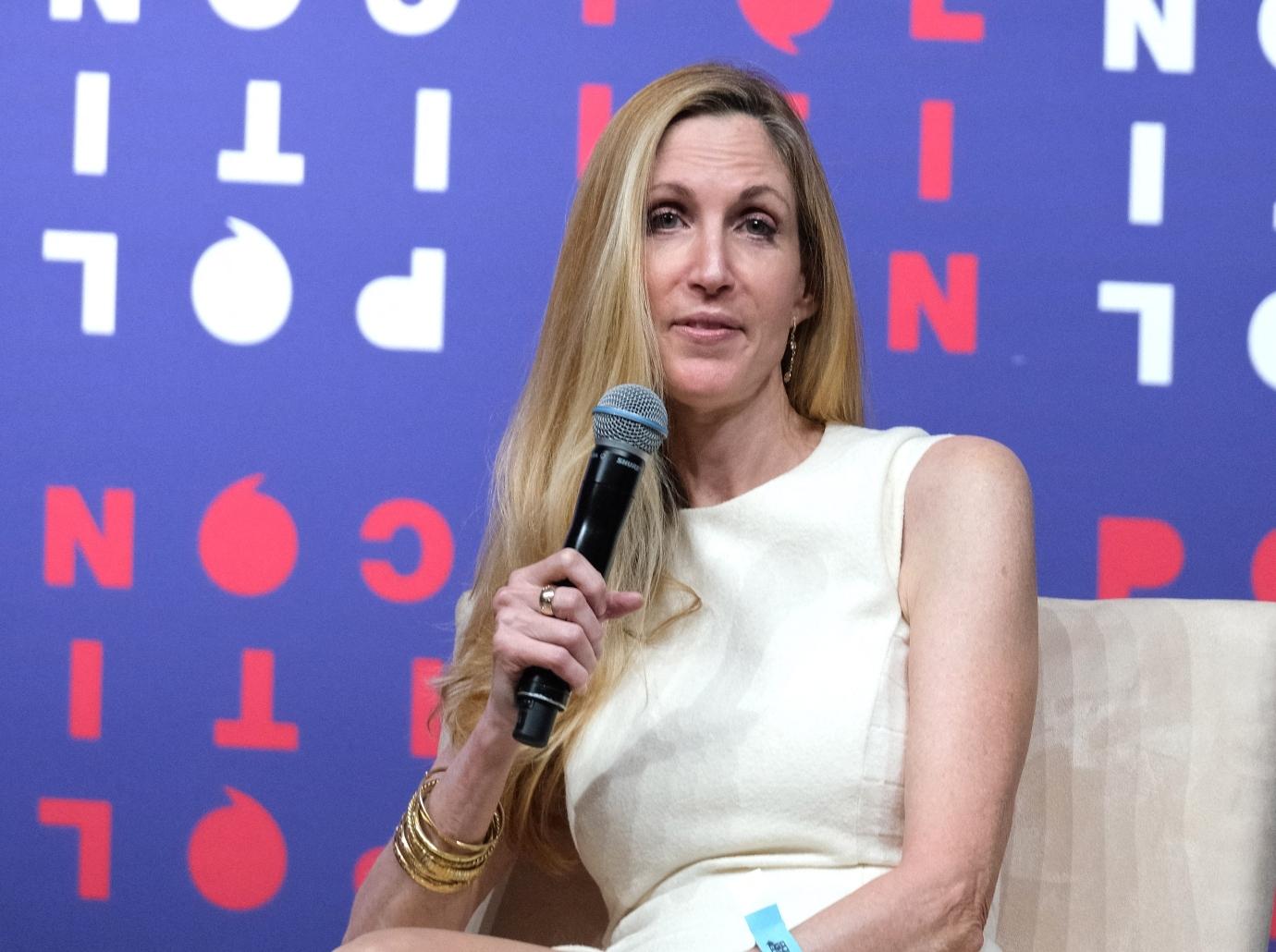 ann coulter donald trump learn stfut muted microphones debate kamala harris