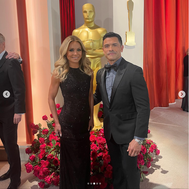 Kelly Ripa, Mark Consuelos Attend 2023 Oscars With Ryan Seacrest