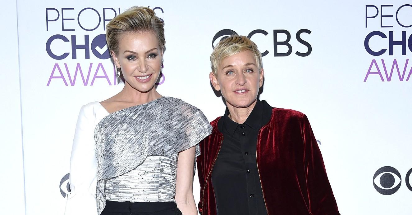 ellen degeneres uk estate did not flood anniversary portia de rossi