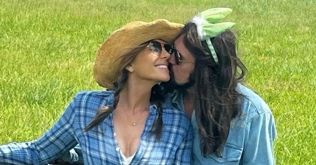 billy ray cyrus calls elizabeth hurley beautiful girlfriend