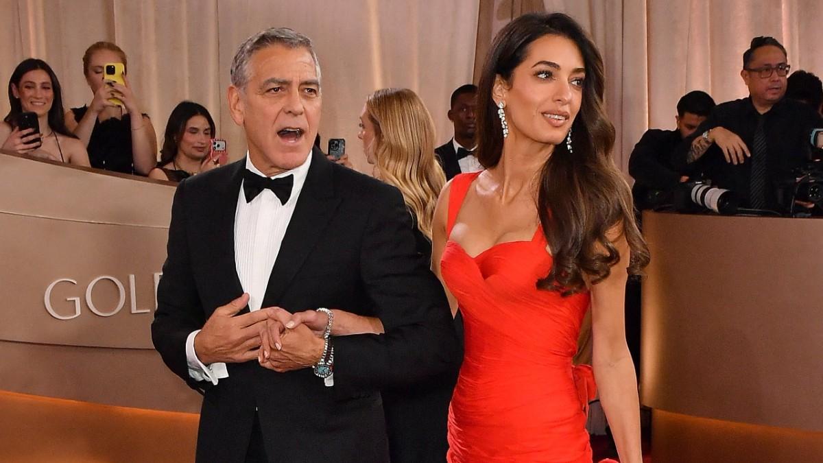 image of The 'Jay Kelly' actor also referenced the president's recent violent rhetoric and called for things to cool down.