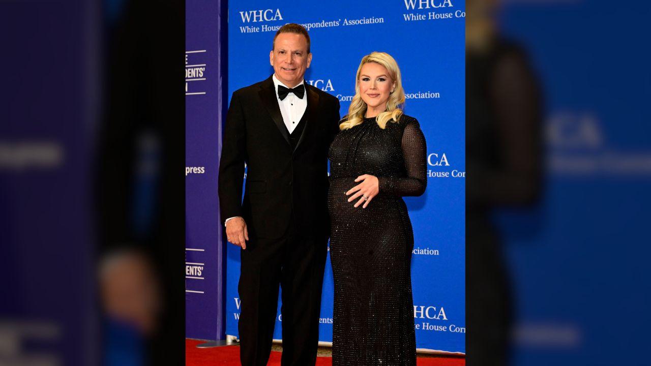 Photo of Karoline Leavitt has previously publicly defended the age-gap with her husband, calling her him her 'rock.'