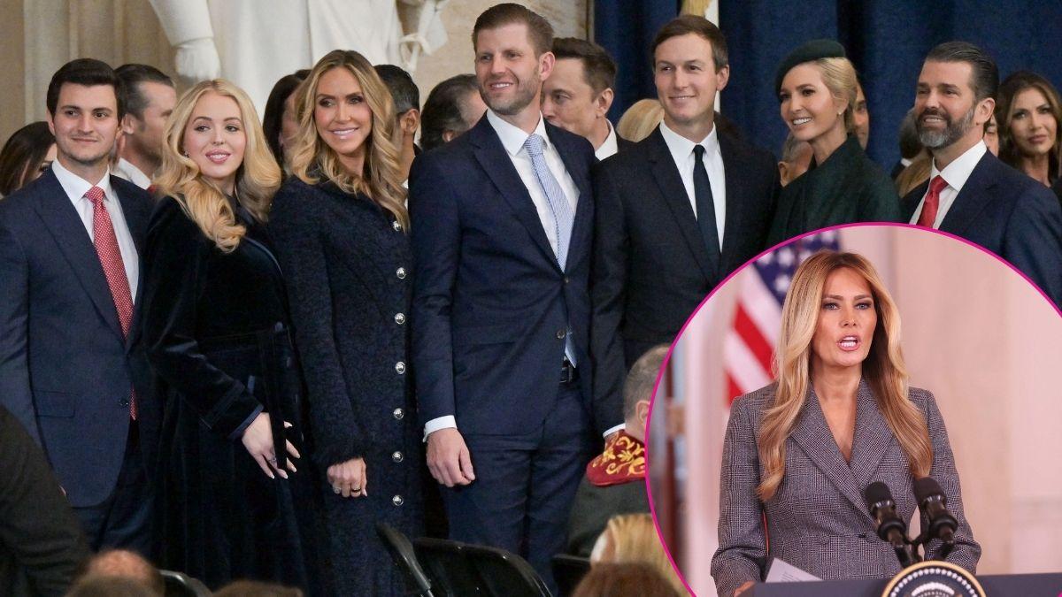 Melania trump, Donald Trump Jr., Ivanka, Eric,Tiffany