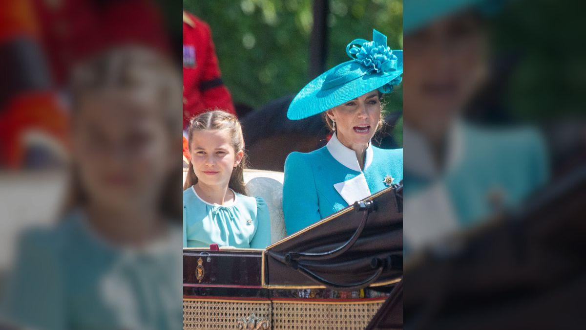 Image of Princess Charlotte joined the royal family's traditional walkabout.