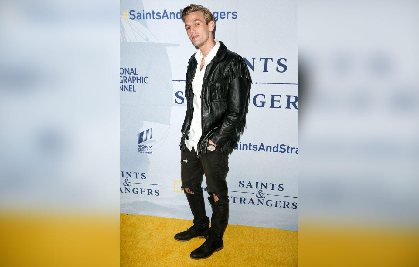 //aaron carter surrenders assault rifles