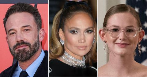 Composite photo of Ben Affleck, Jennifer Lopez and Violet Affleck.