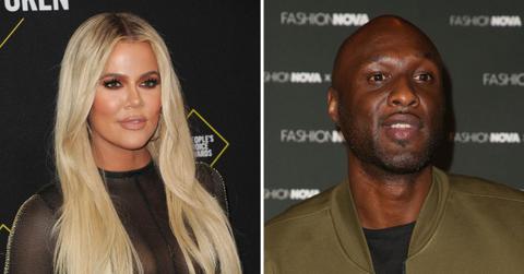 Split photo of Khloé Kardashian and Lamar Odom.