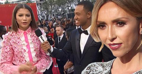 Giuliana rancic zendaya feud amas red carpet 04
