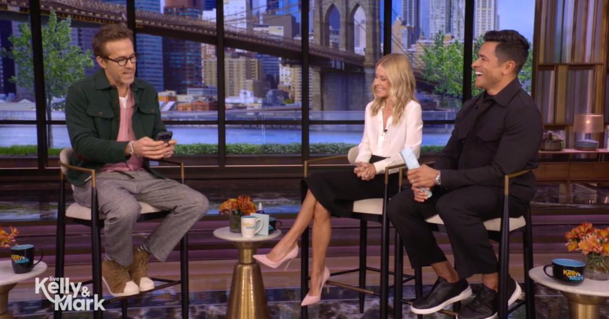 Image of Ryan Reynolds was coming from upstate New York into Manhattan for the talk show.