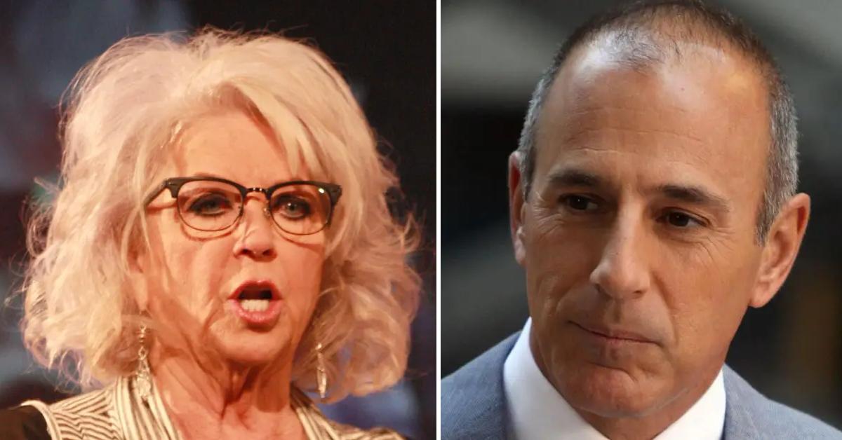 Image of Paula Deen shaded Matt Lauer during her new documentary.