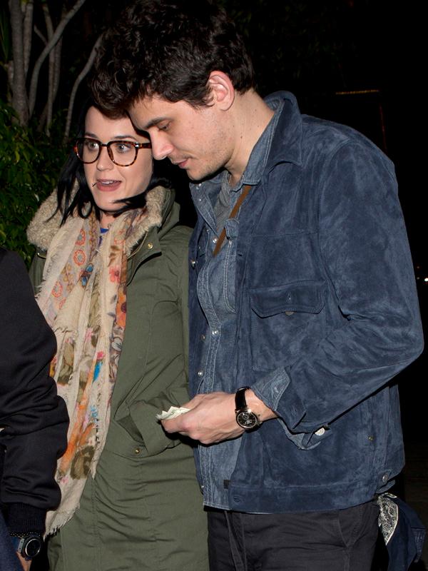 Katy Perry and John Mayer go to Matsushia in Beverly Hills, CA