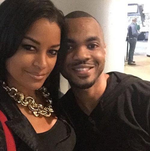 Claudia Jordan And Castmate Kandi Burruss Attend Atlanta Hawks ...