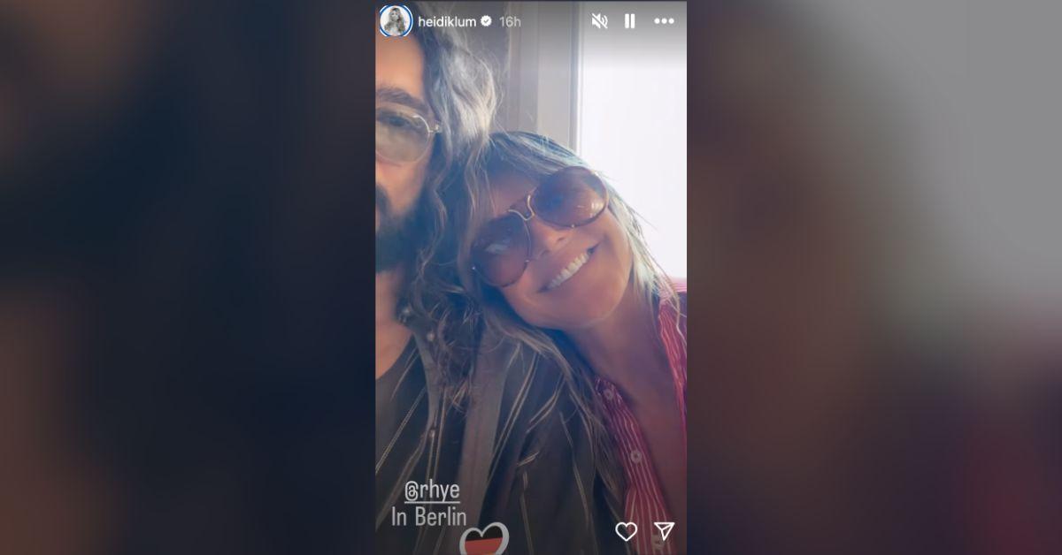 Image of Heidi Klum packed on the PDA with husband Tom Kaulitz.