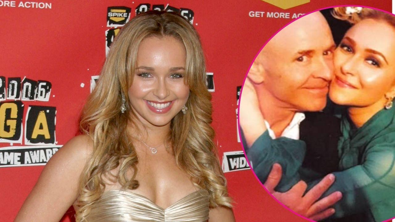 Split photo of Hayden Panettiere and Skip Panettiere