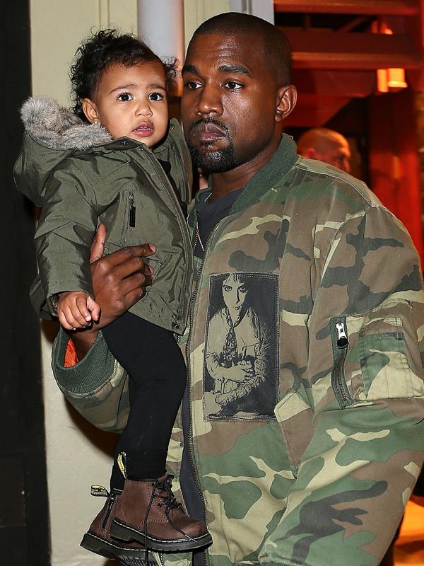 Kim Kardashian and Kanye West take baby North West to dinner at Cipriani after going for a photoshoot at Chelsea Piers in NYC