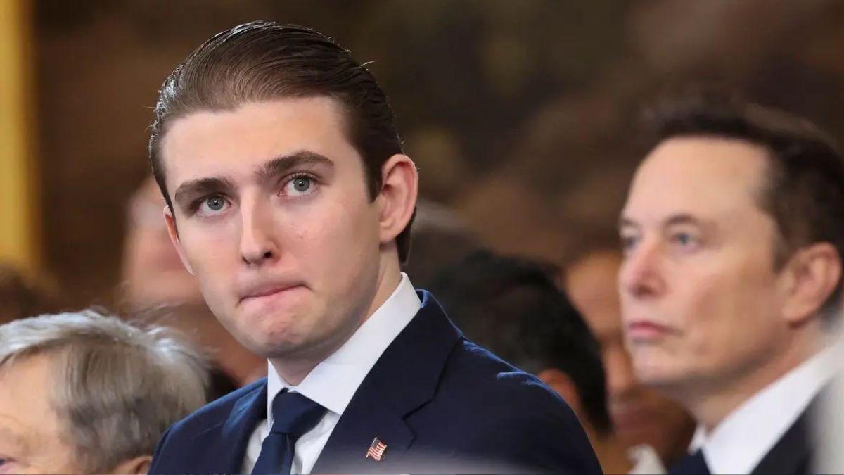 image of Rumors have swirled about the love life of Donald Trump's youngest son as he's gotten older.