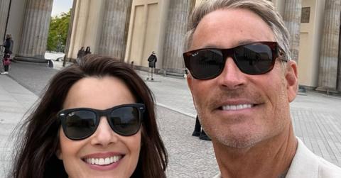 Photo of Fran Drescher and Peter Marc Jacobson
