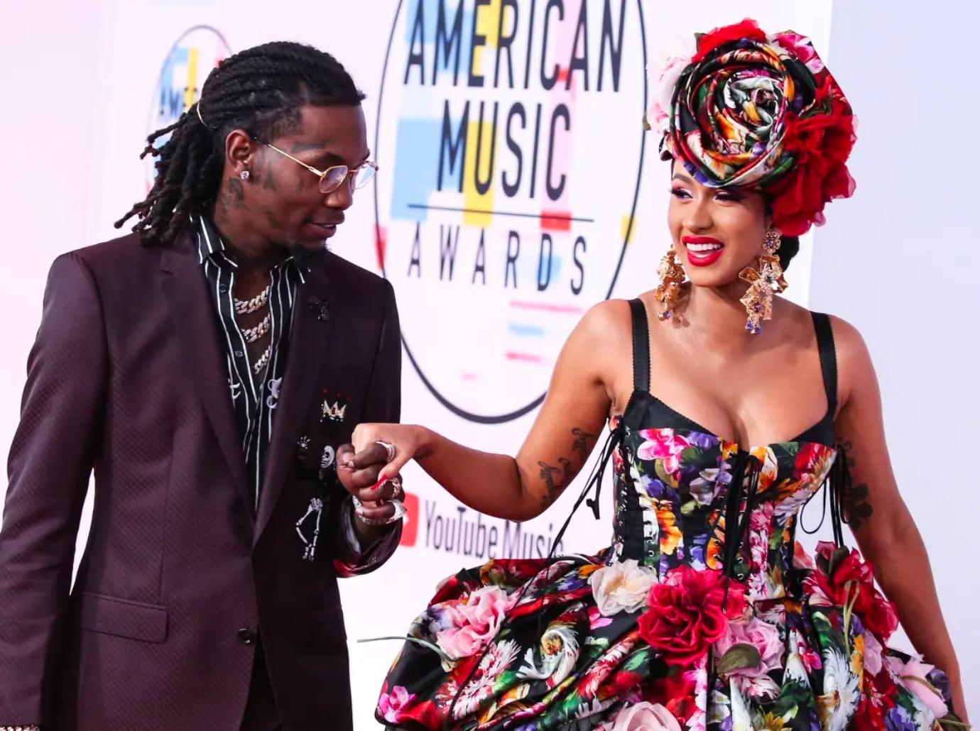 cardi b confirms single offset denies cheating chrisean