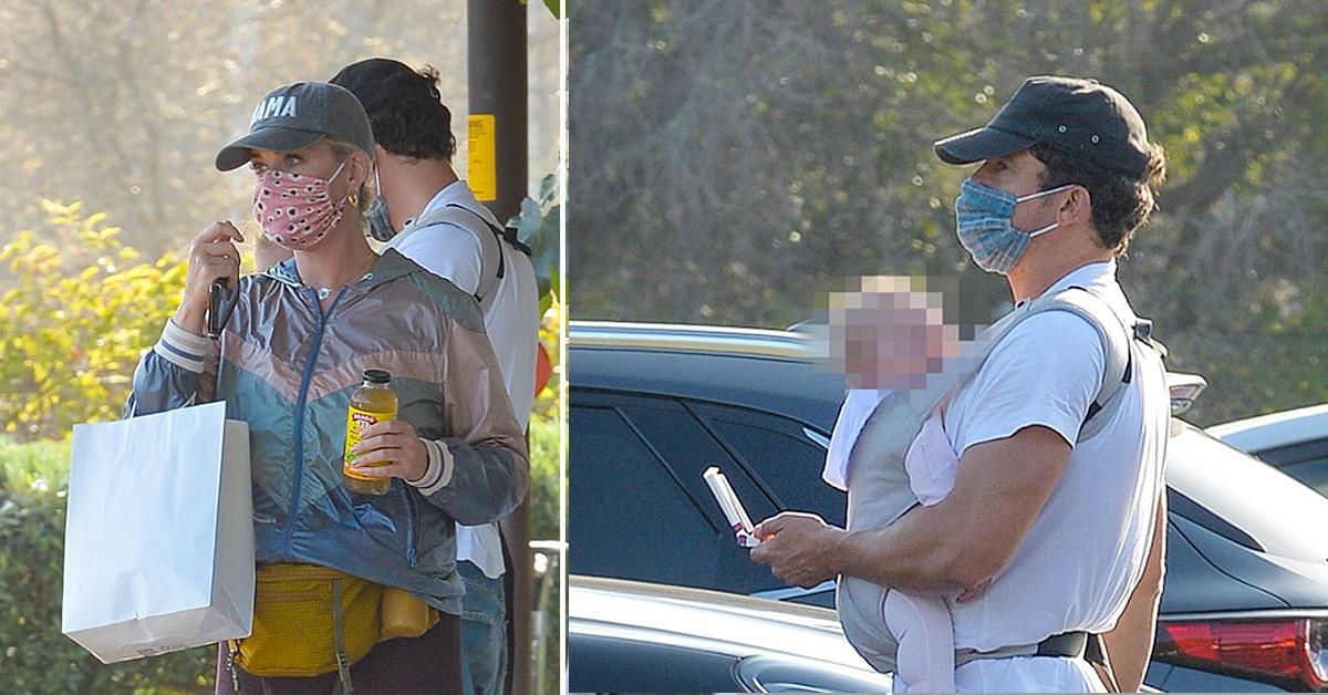 Katy Perry Orlando Bloom Take Daughter Daisy Out Photos