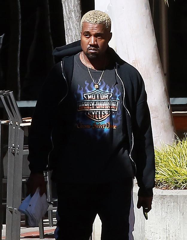 Kanye West Gets His Workout In