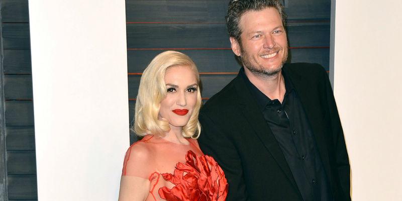 Gwen Stefani Blake Shelton Vanity Fair Thumb