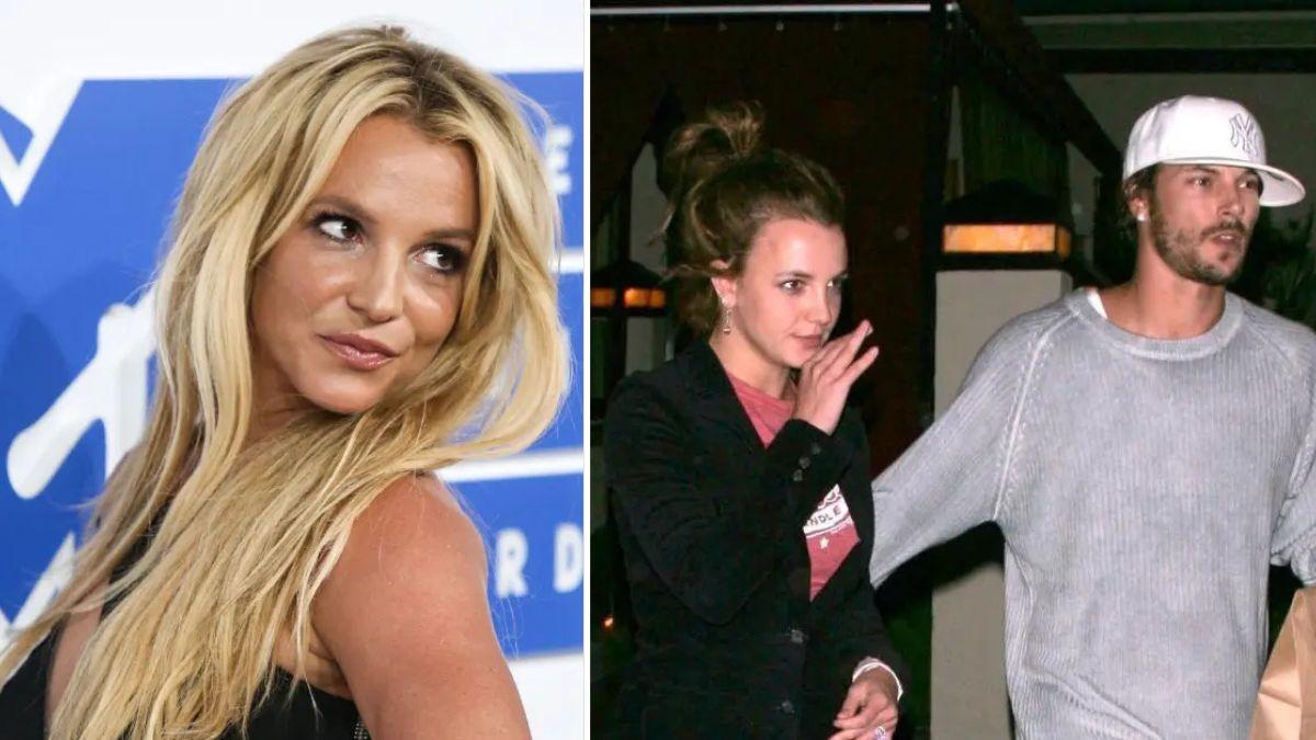 Composite photo of Britney Spears and Kevin Federline