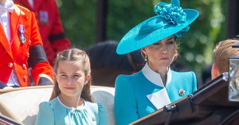 image of Princess Charlotte and Kate Middleton.