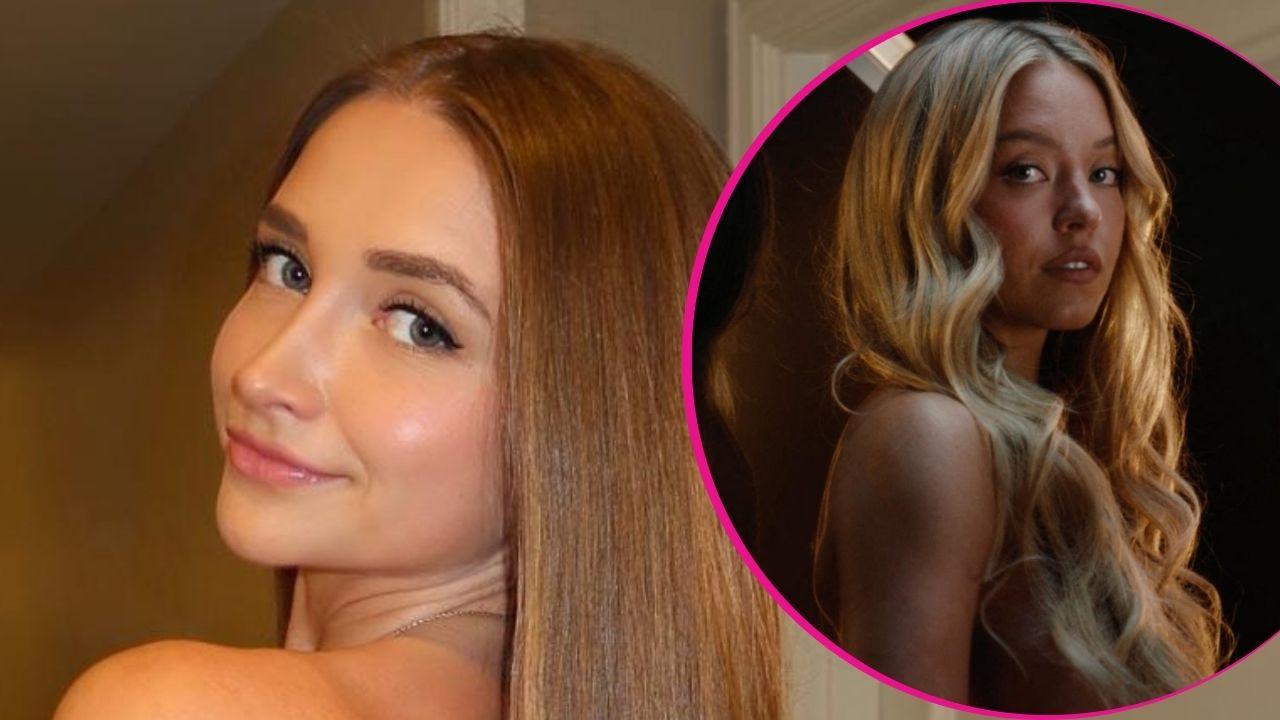 split image of Skylar Mae and Sydney Sweeney