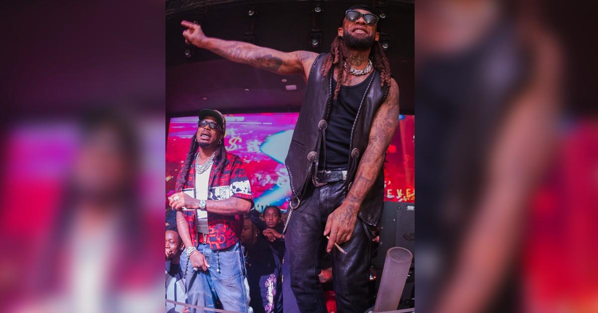 ty dolla ign joined quavo on stage during his performance at eeven miami to preview new music on saturday september
