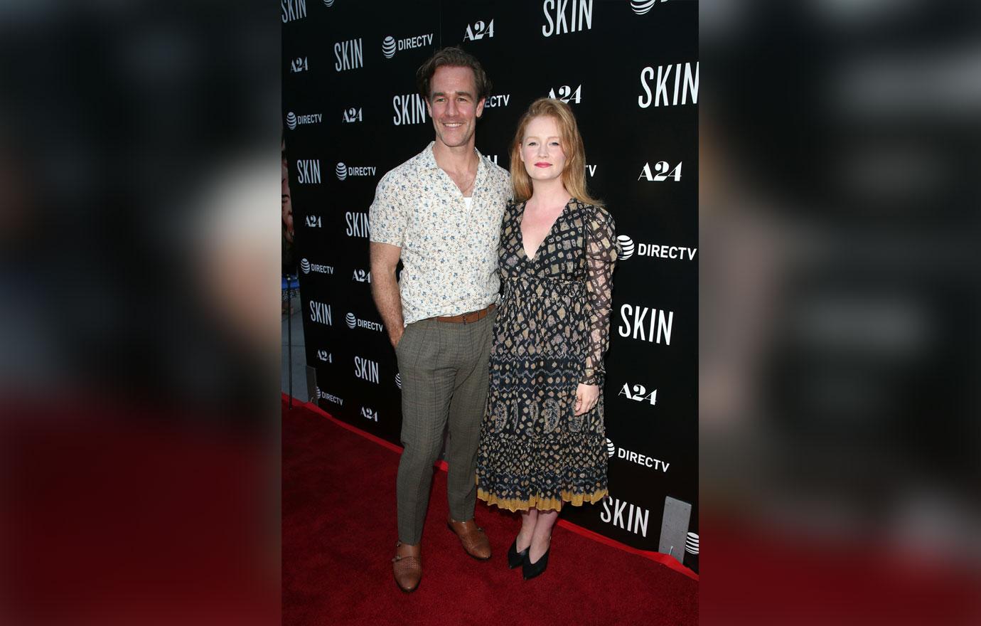 James And Kimberley Van Der Beek On Red Carpet