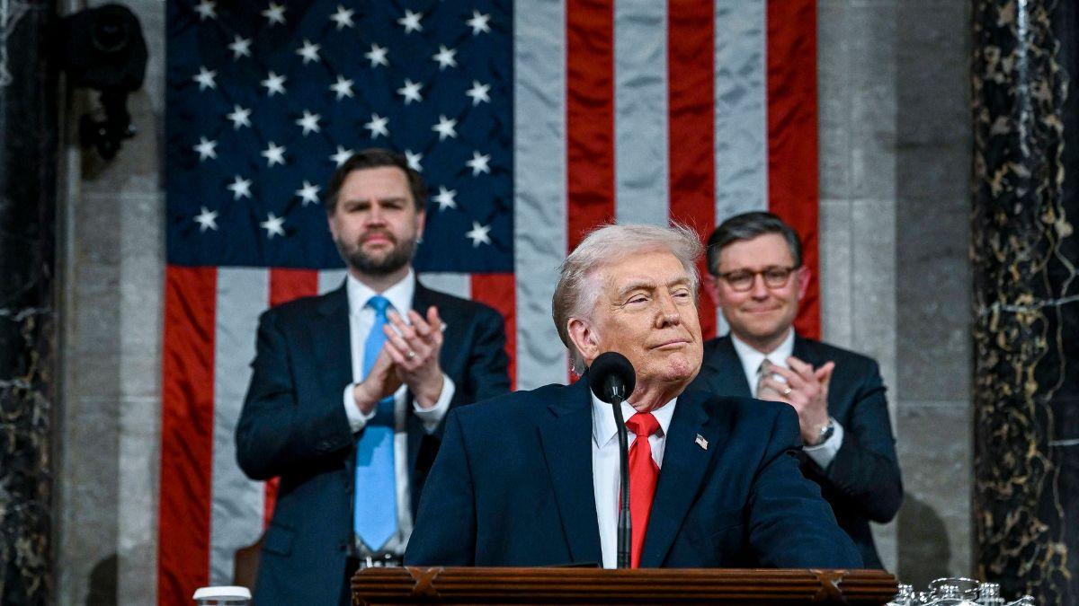Image of Donald Trump reportedly became 'housebound' due to deteriorating health during the first year of his second term as POTUS.