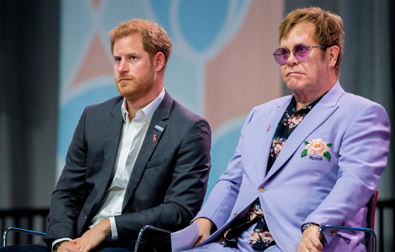 prince harry meghan markle elton john