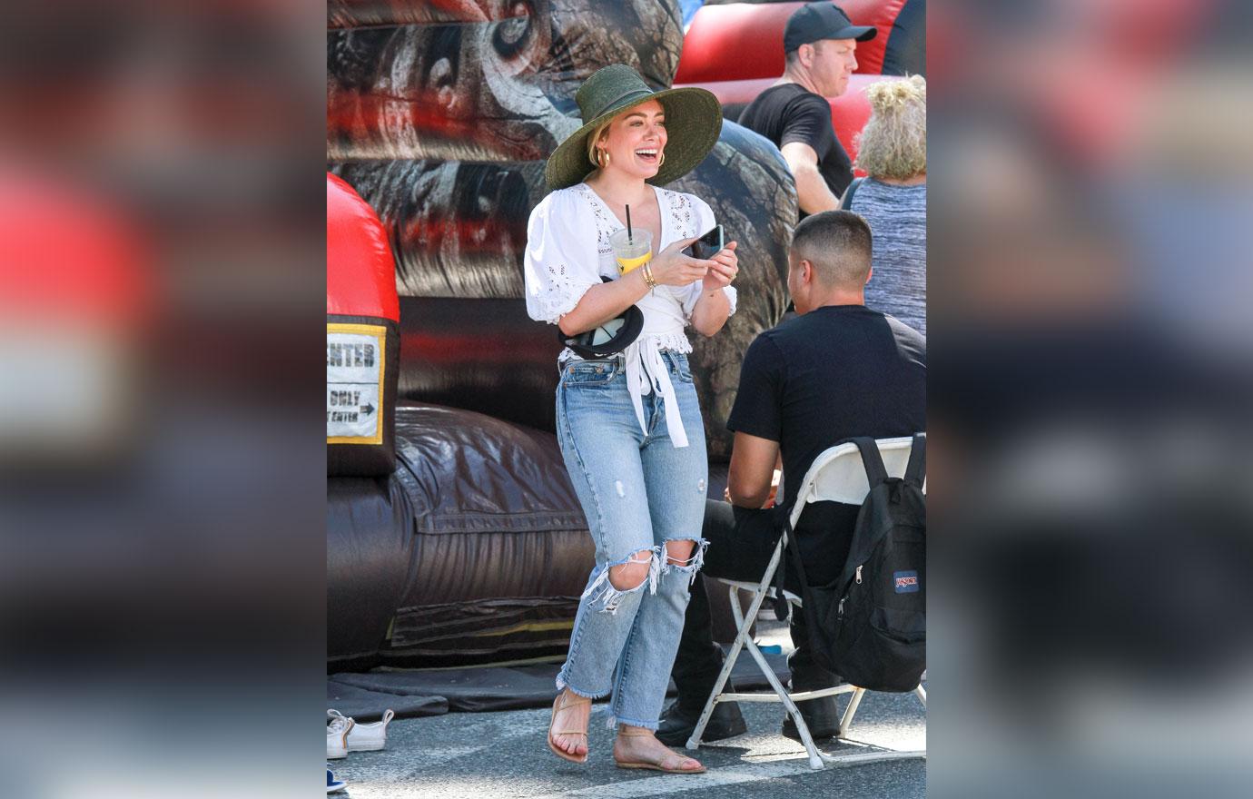 Hilary Duff At Farmer's Market