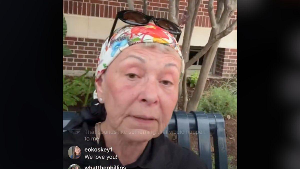 Photo of Roseanne Barr claimed she was kicked out of her grandchild's recital because she asked security to hold her wine bottle while she watched the performance.