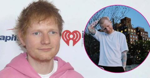 split photo of Ed Sheeran