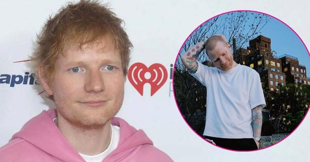 split photo of Ed Sheeran