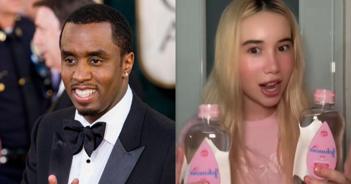 Composite Photos of Lil Tay and Diddy